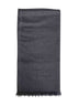 Lead grey cashmere and silk scarf