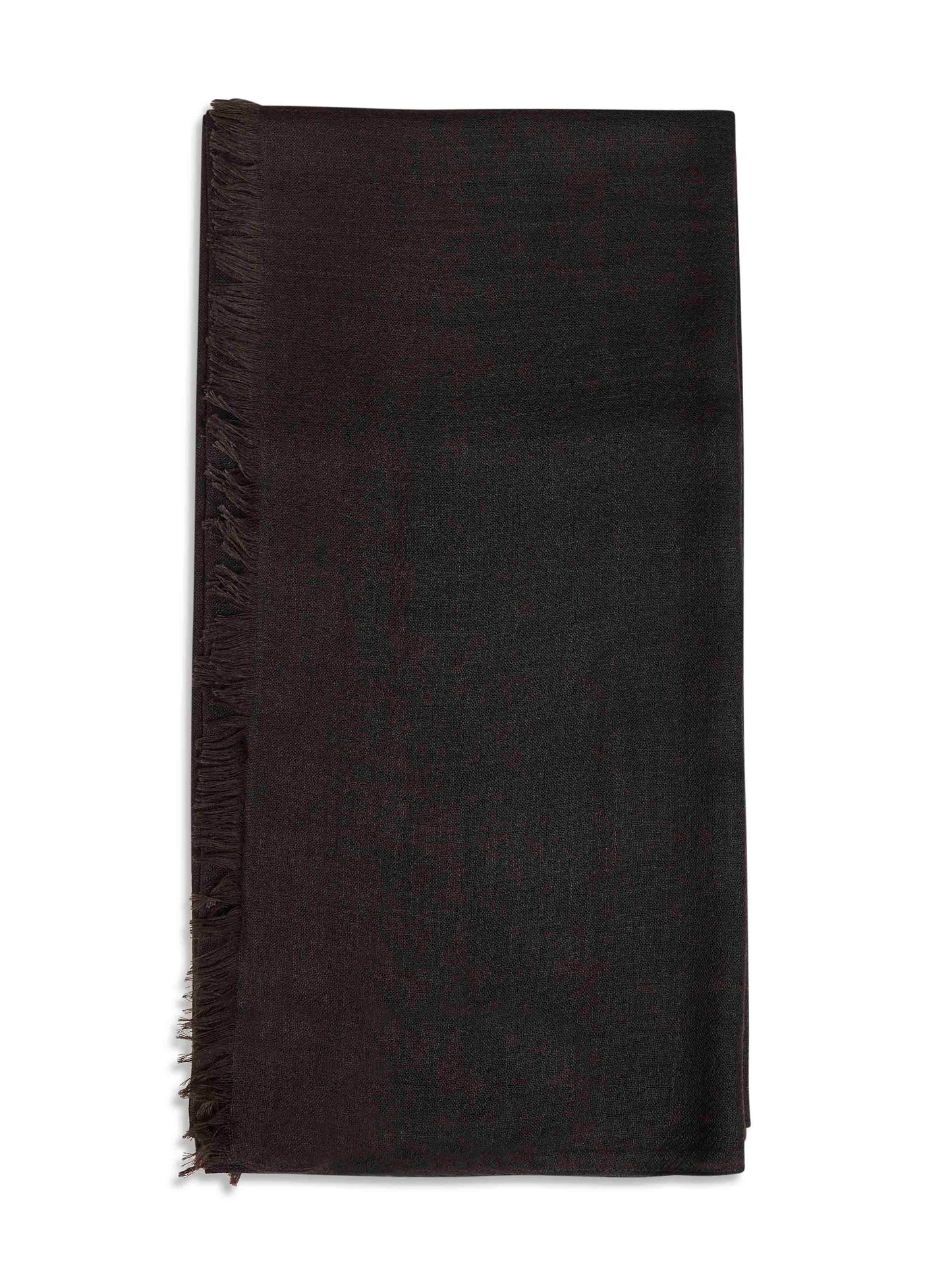 Sciarpa in cashmere e seta caffé