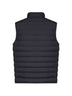 Navy blue bonded nylon padded vest