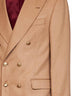 Camel camel hair Tailor one-and-a-half-breasted jacket
