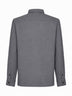 Grey virgin wool overshirt