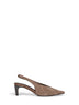 Bark suede City Slingback slingback pumps
