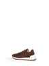 Runners in camoscio espresso con Shiny Tab