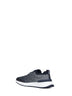 Navy blue techno cotton knit Runners