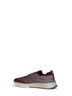 Runners in maglia di cotone techno pietra e bordeaux
