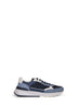 Sneakers in camoscio e pelle liscia multicolore