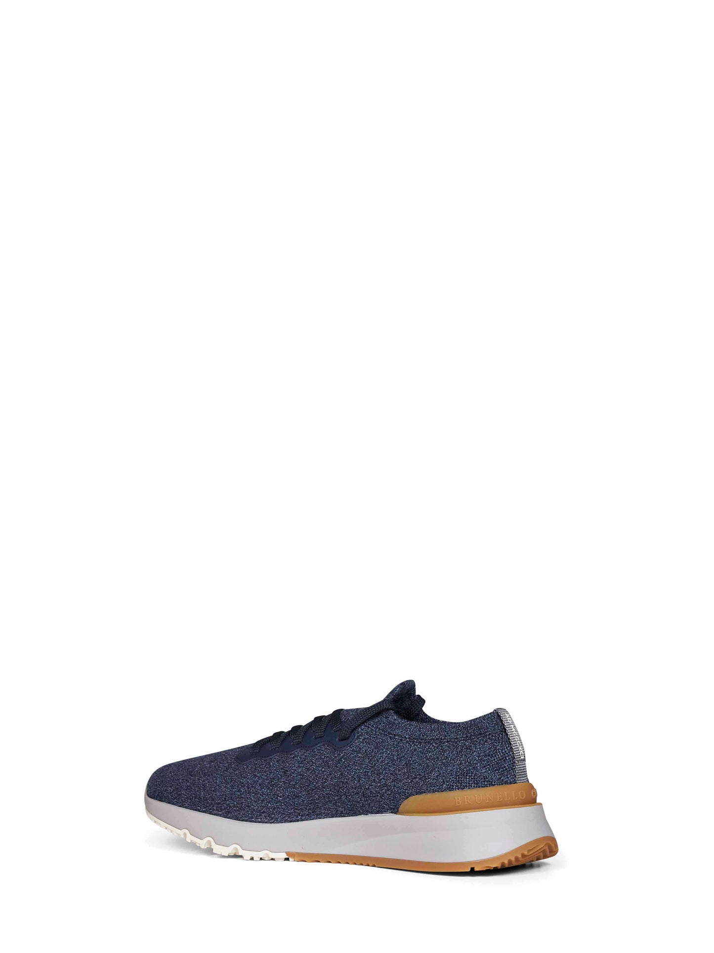 Runners in maglia di lana denim