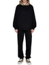 Felpa in cotone con cappuccio Check