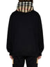 Felpa in cotone con cappuccio Check