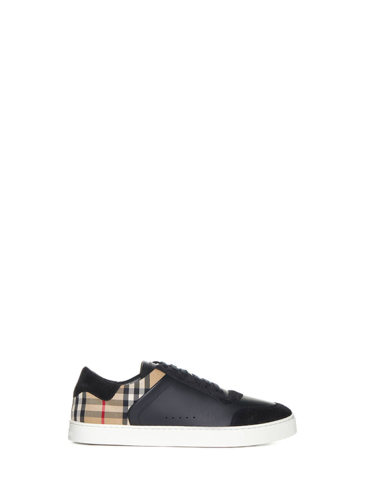 Sneakers Stevie in tela check e pelle Burberry