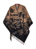 Archive beige Gallant Knight wool cape