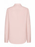 Camicia in popeline di cotone rosa con ricamo EKD