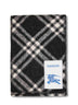 Black Check wool scarf