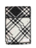 Black Check wool scarf
