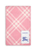Pink Check wool scarf