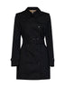Black Heritage Kensington short trench coat