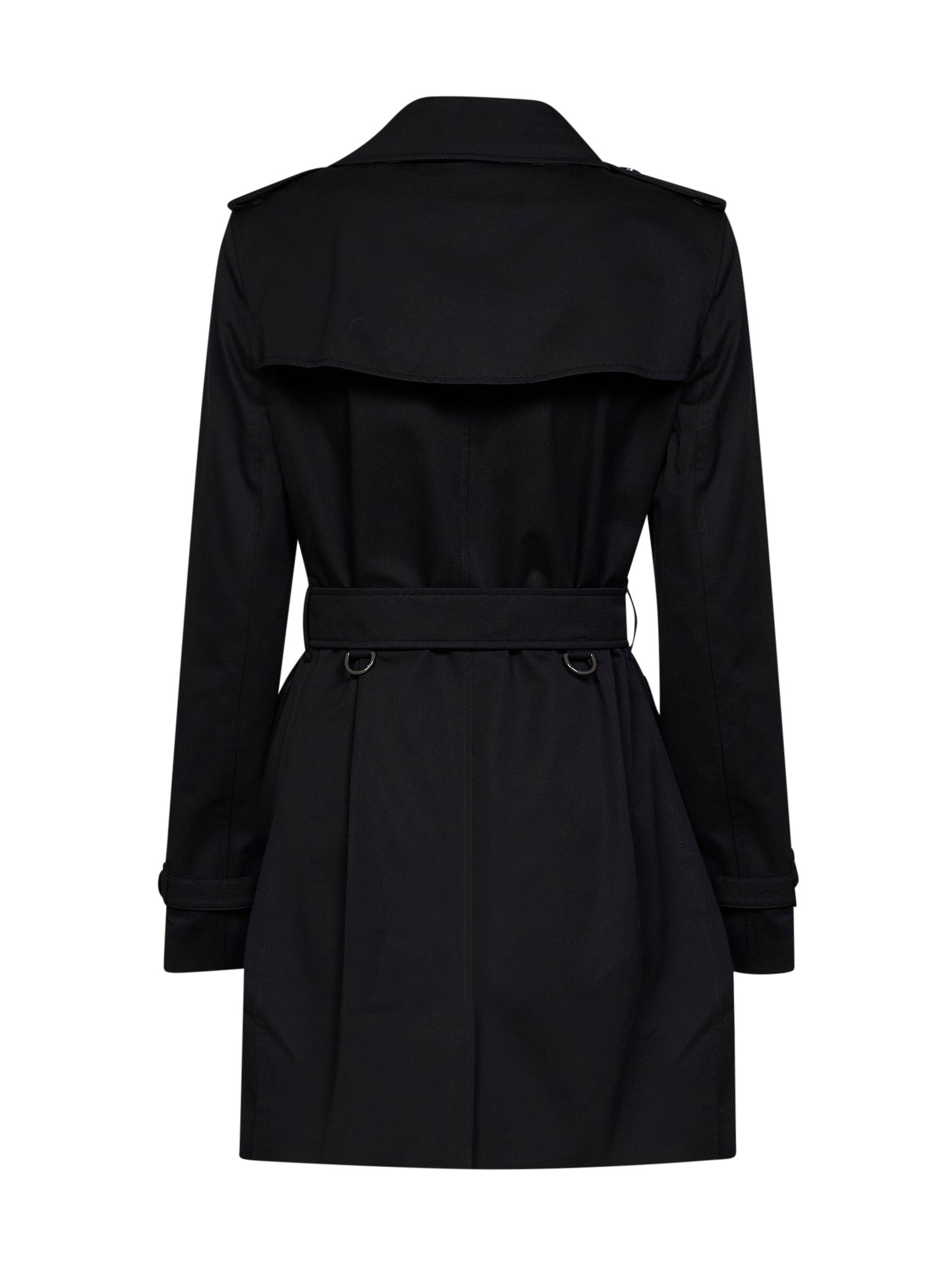 Black Heritage Kensington short trench coat