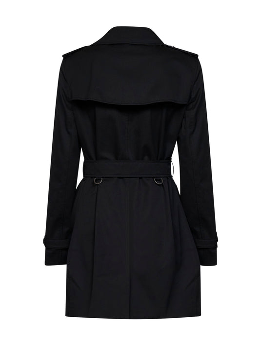 Black Heritage Kensington short trench coat