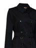 Black Heritage Kensington short trench coat