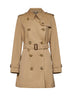 Honey beige Heritage Kensington short trench coat