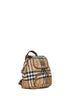 Sand beige Horseshoe mini backpack
