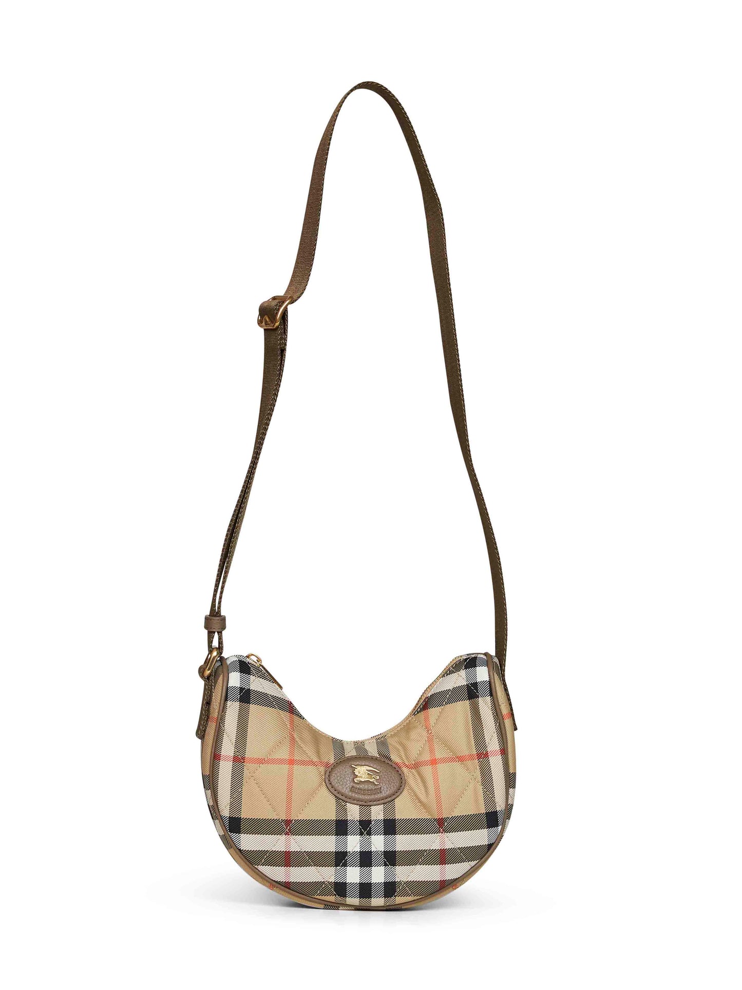 Sand beige Horseshoe crossbody bag