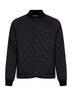 Black quilted nylon jacket