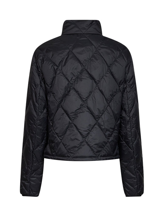 Black quilted nylon Bramford packable jacket