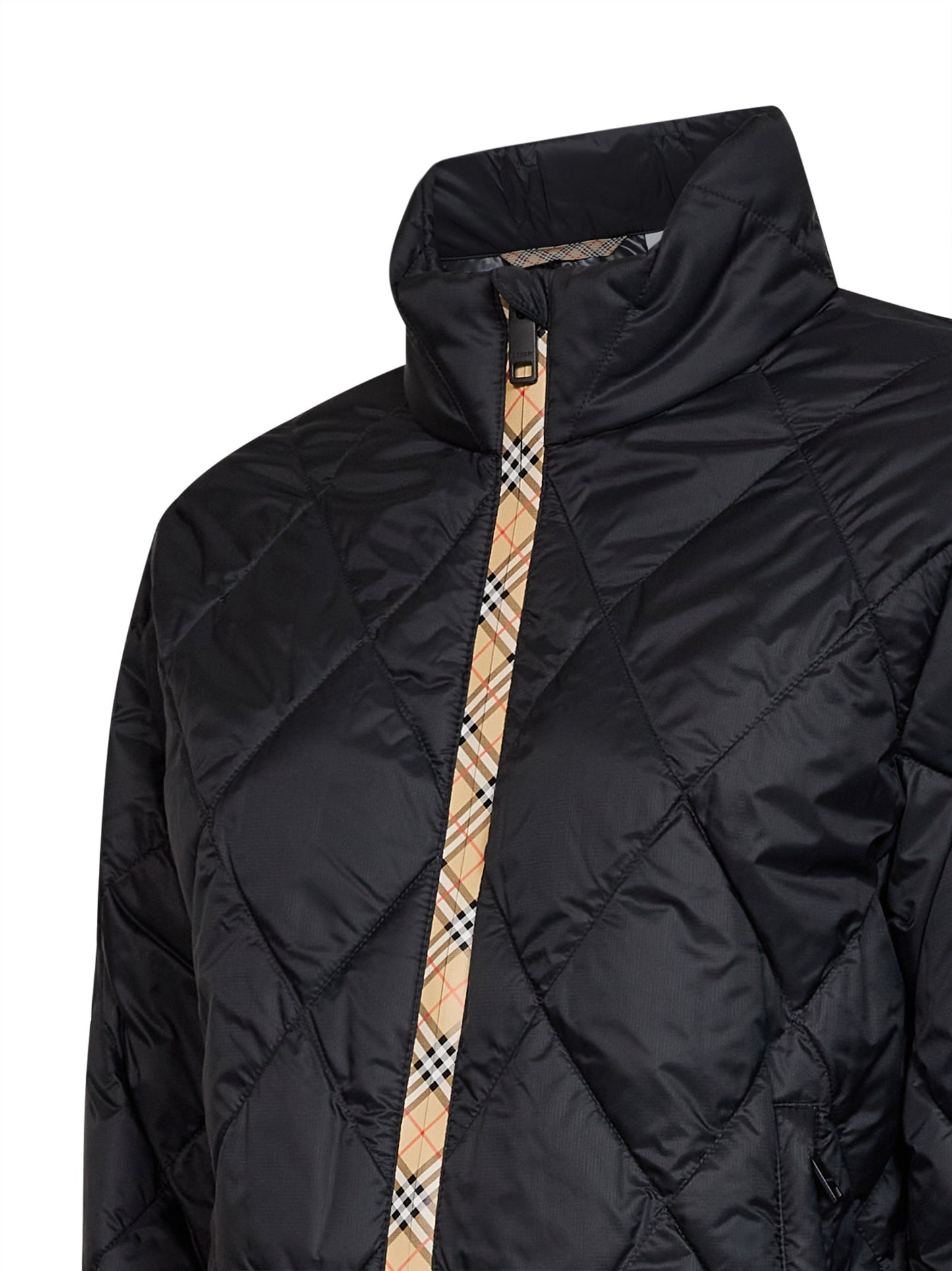Giacca ripiegabile Bramford in nylon trapuntato nero
