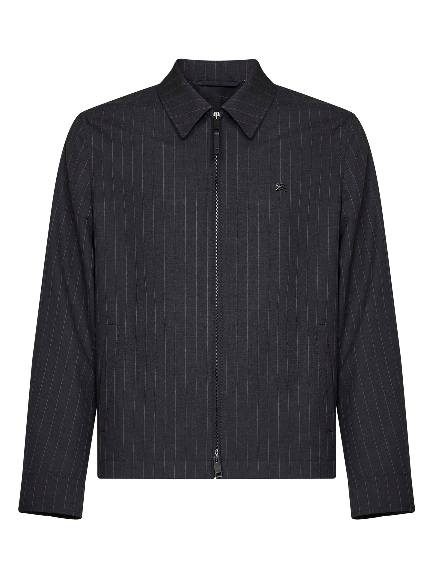 Iron grey pinstriped wool Bloomsbury sport jacket