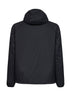 Black nylon Dunwich packable hooded jacket