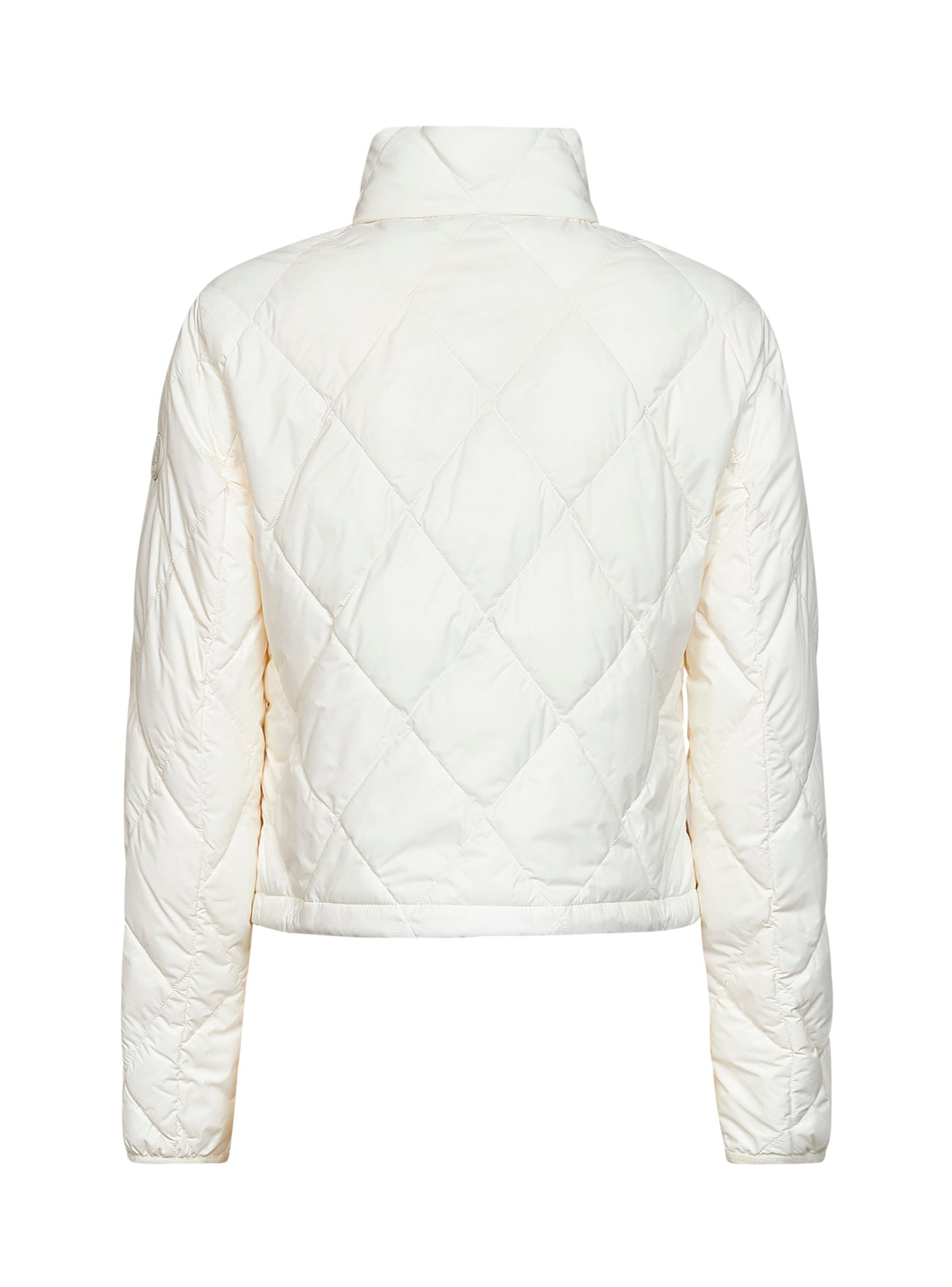Ivory quilted nylon Bramford packable jacket