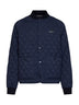 Giacca trapuntata in nylon blu navy
