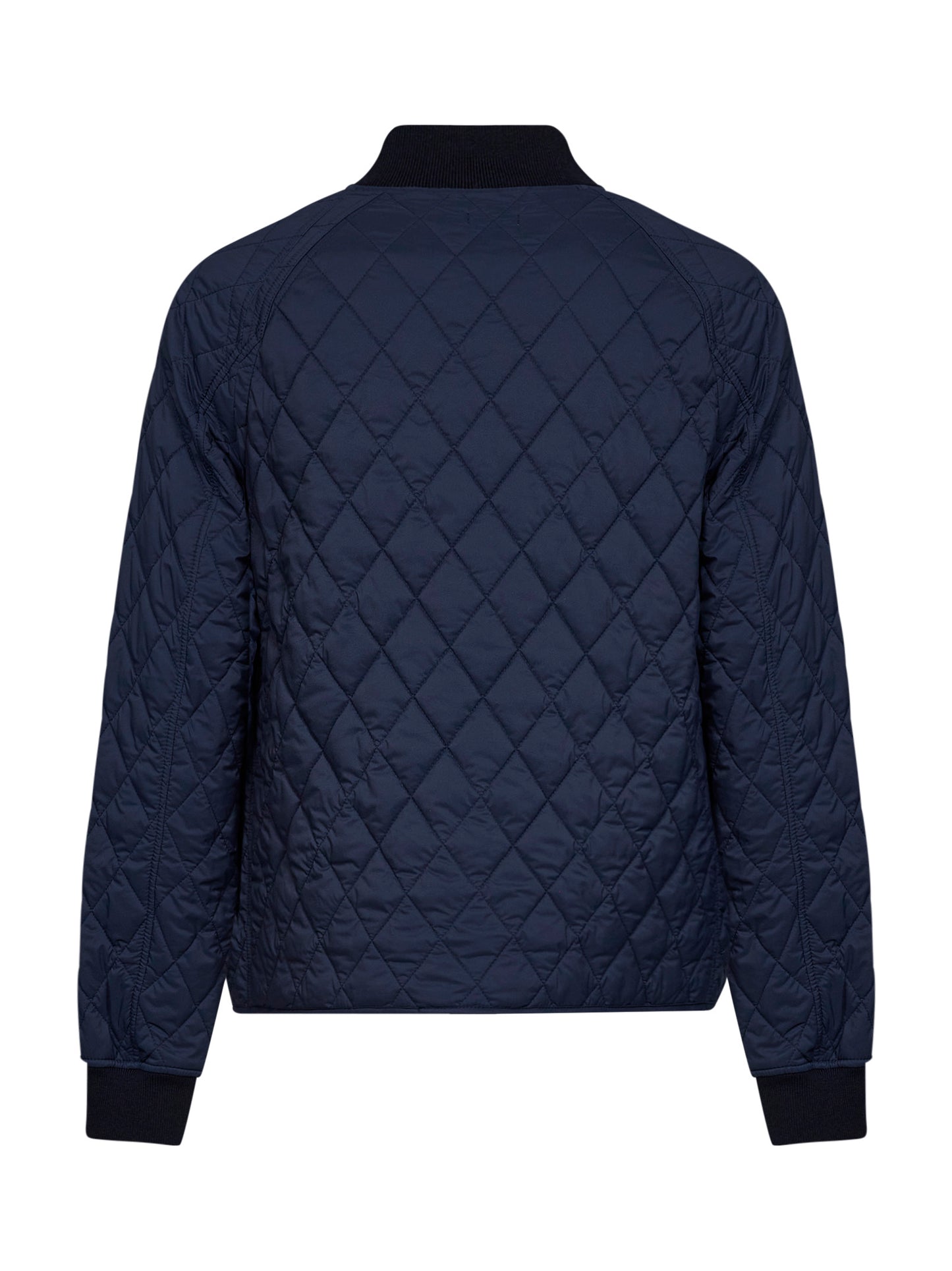 Giacca trapuntata in nylon blu navy