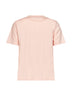 Pink cotton T-shirt with Knight Check