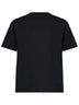 Black cotton Knight Stamp Check T-Shirt