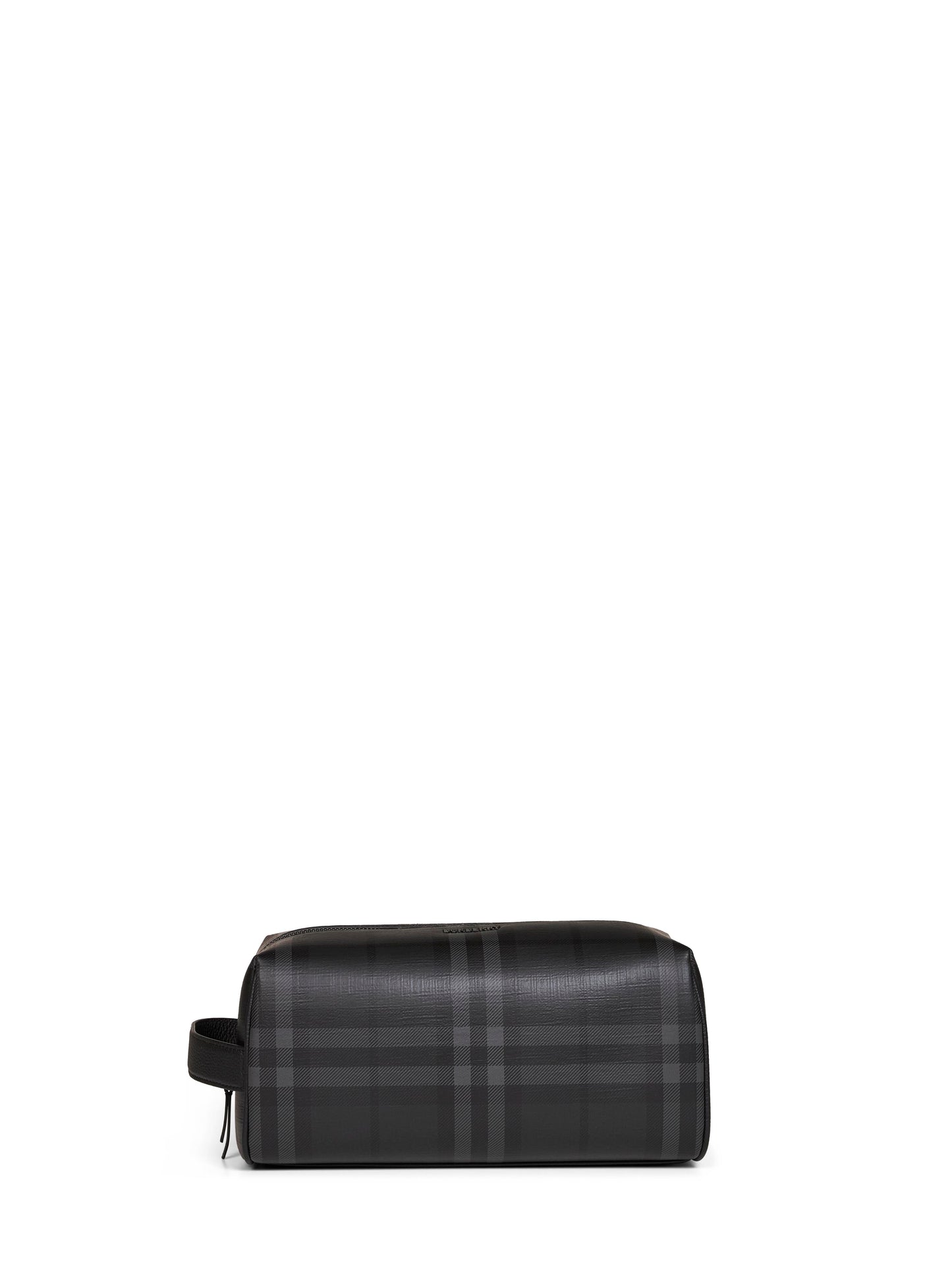Iron grey City Check travel case