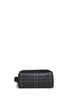 Iron grey City Check travel case