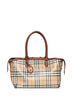 Tote con cerniera Check piccola beige archivio