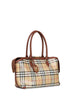 Tote con cerniera Check piccola beige archivio