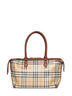 Tote con cerniera Check piccola beige archivio