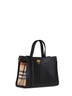 Black Cotswolds Check small tote