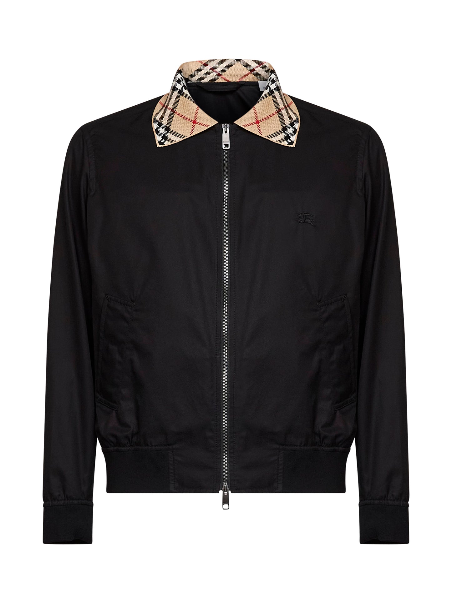Black gabardine Harrington Glenfields jacket