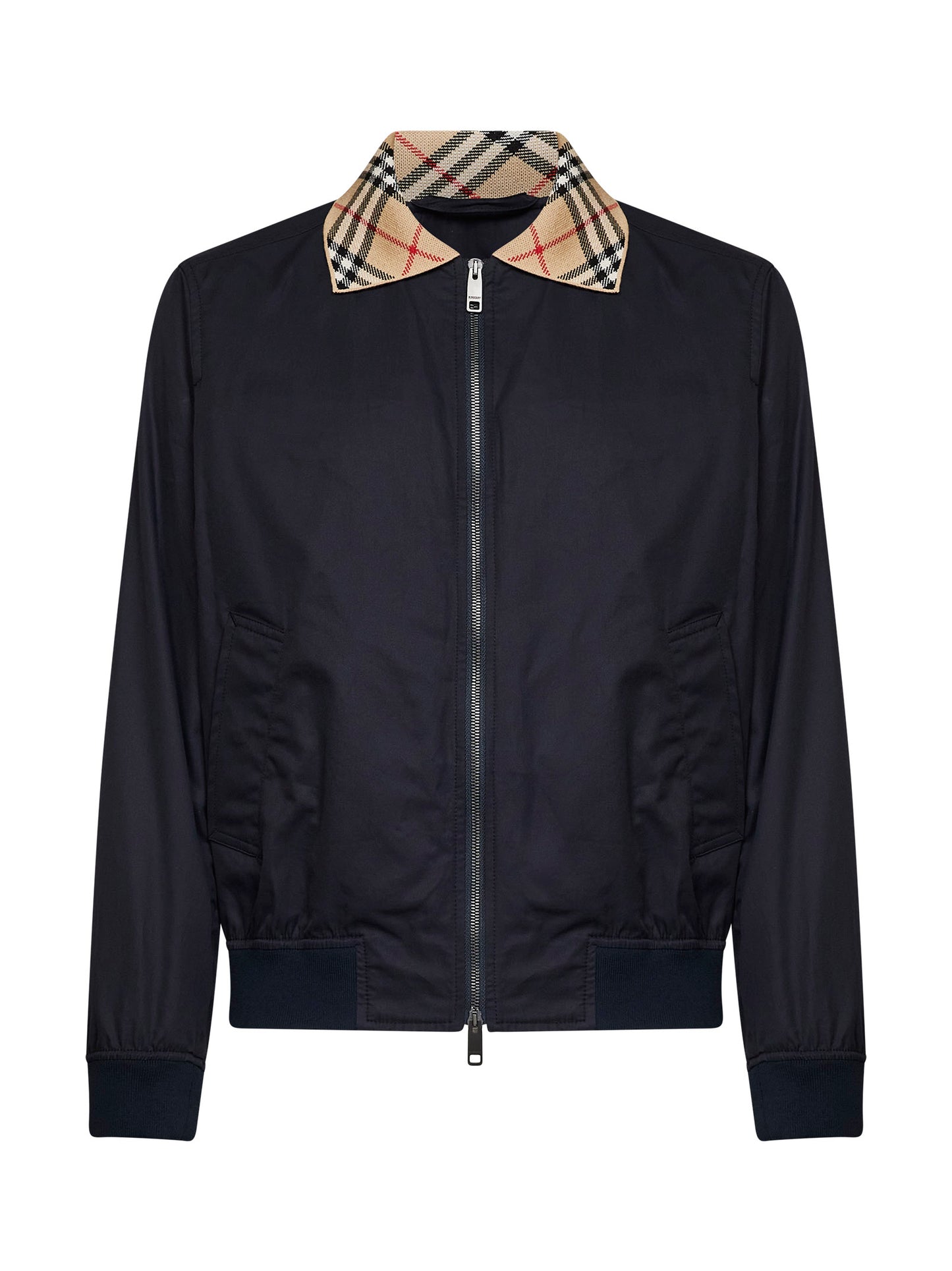 Navy blue gabardine Harrington Glenfields jacket