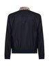 Navy blue gabardine Harrington Glenfields jacket