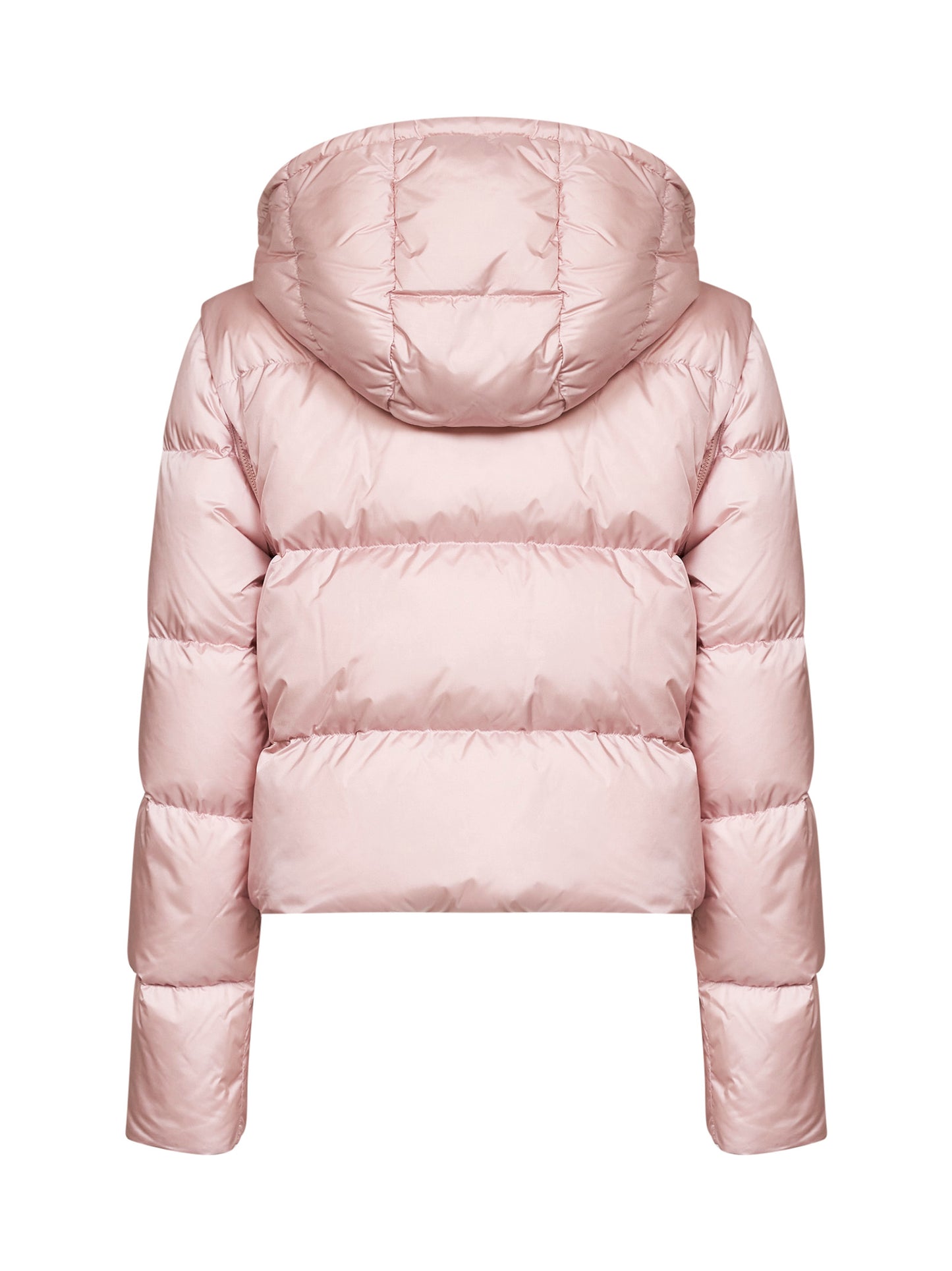 Piumino corto con cappuccio Langdale rosa peonia
