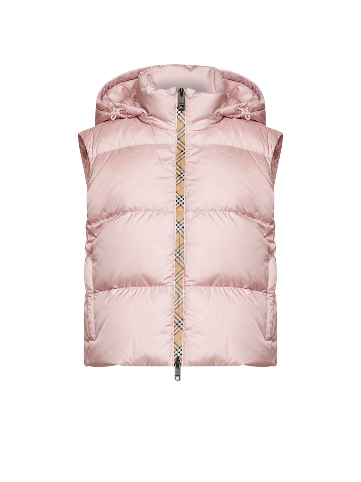 Piumino corto con cappuccio Langdale rosa peonia