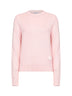 Peony pink cashmere knit sweater