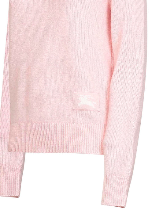 Peony pink cashmere knit sweater