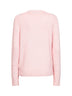Peony pink cashmere knit sweater